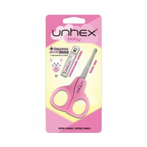 Conj. Unhex Baby (Tesoura+cortador) Rosa