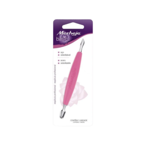 Espátula P/ Cutículas Profissional Merheje Rosa