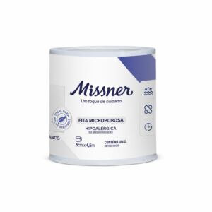 Fita Micropore Branco 5,0cm X 4,5m