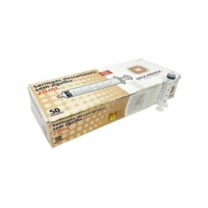 Seringa 20ml S/agulha Luer Lock C/50