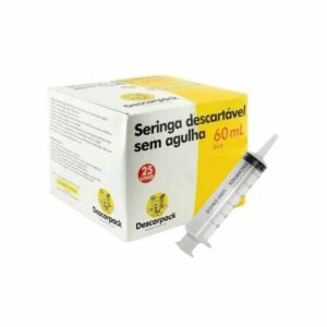 Seringa 60ml Bico Cateter